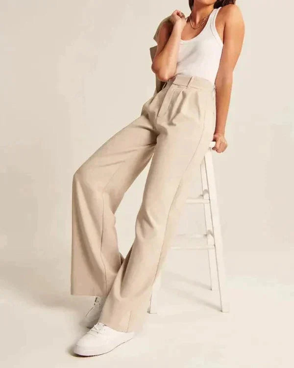 Emma & Lilly | High-waisted Wide Leg Trousers