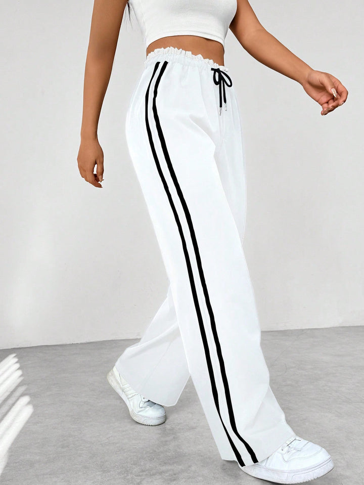 Emma & Lilly - Trendy Sporty Wide Trousers