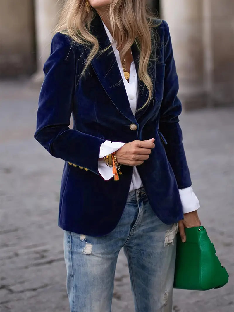 JULISSA | Elegant Velour Jacket