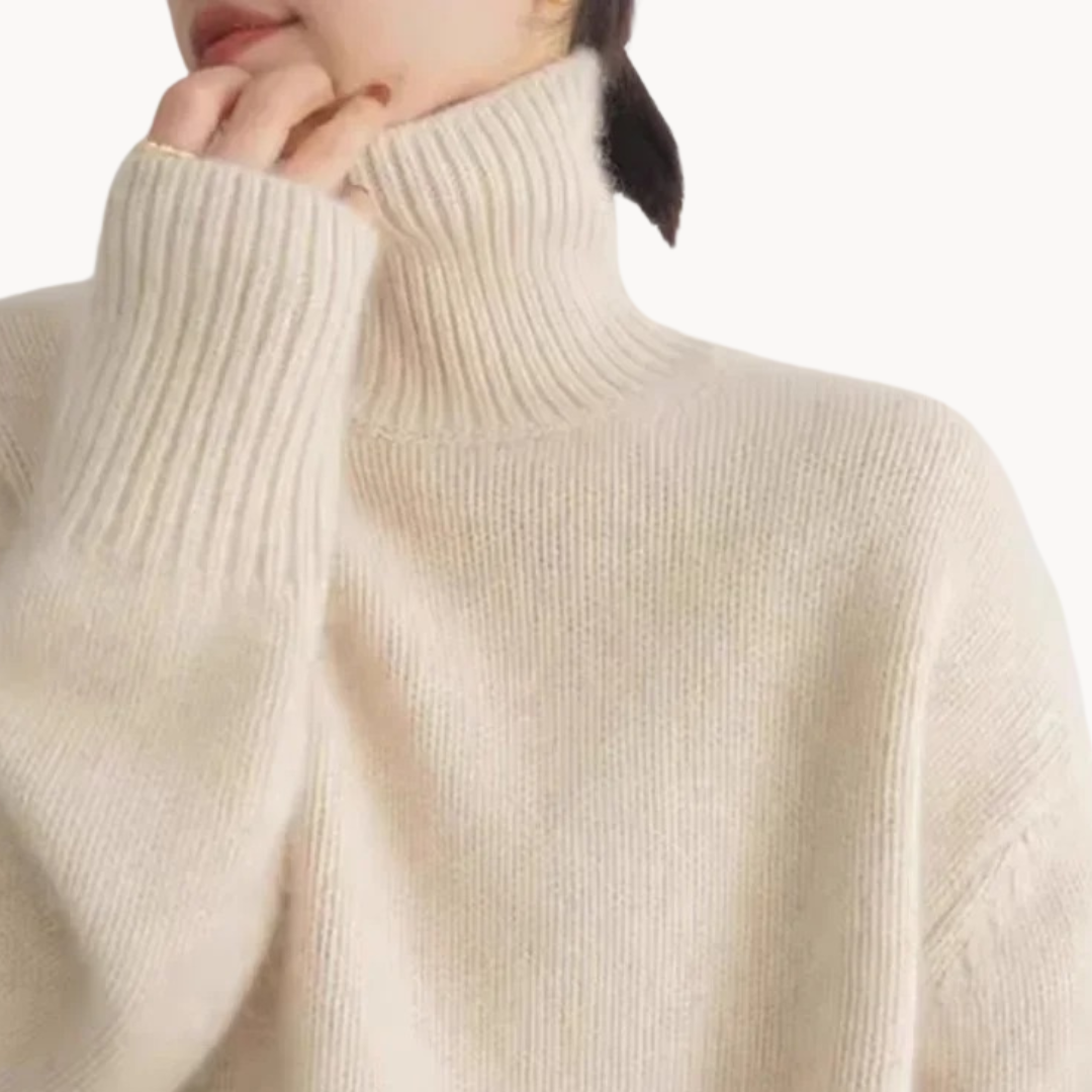Juliette – Cashmere Turtleneck Sweate