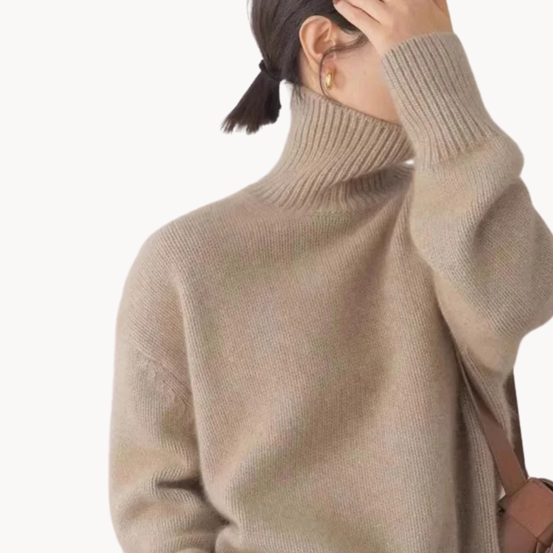 Juliette – Cashmere Turtleneck Sweate