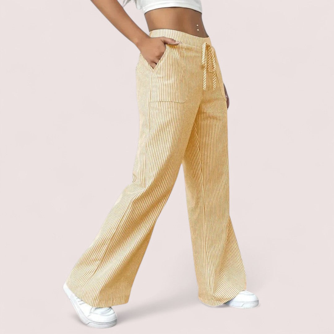Dominique| Wide-leg trousers