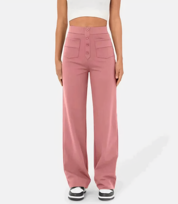 Emma & Lilly | High-waisted stretch trousers
