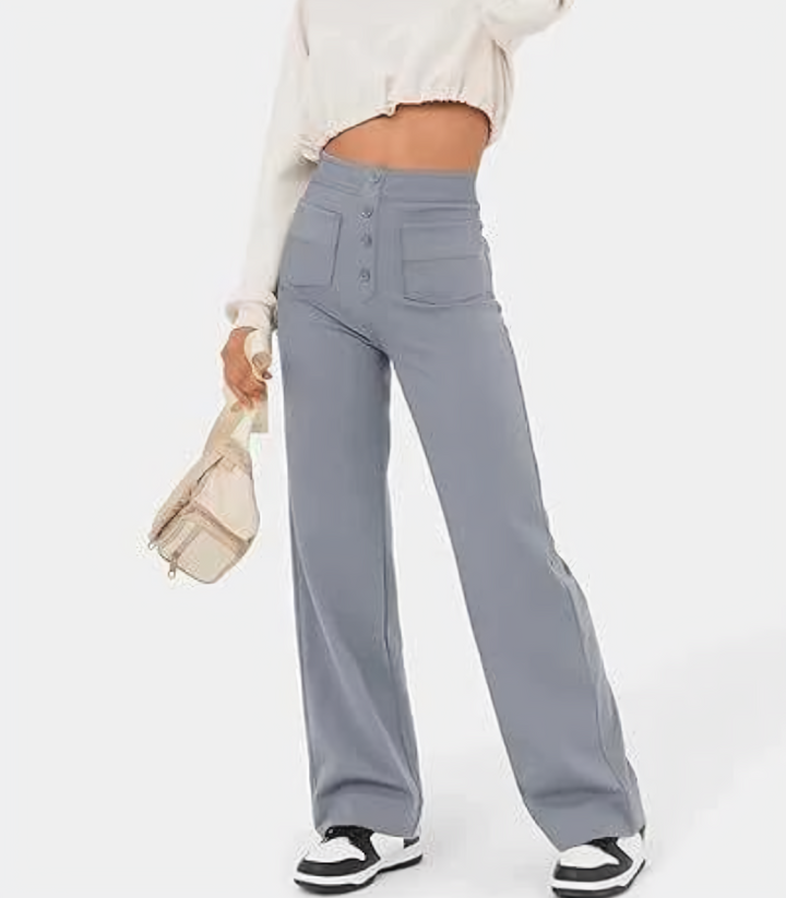 Emma & Lilly | High-waisted stretch trousers