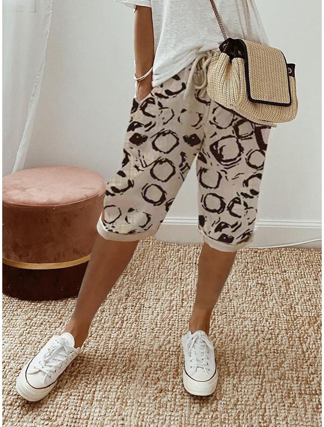 Laluna® | Cotton Linen Relaxed Shorts