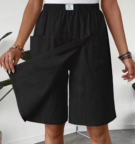 EaseMove™ Elastic Waist Skirt Shorts