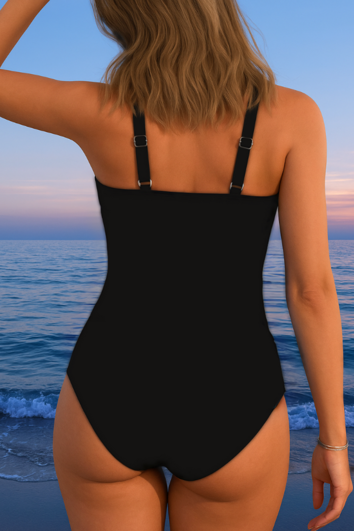 Eloria – Elegant swimsuit with a colourful print