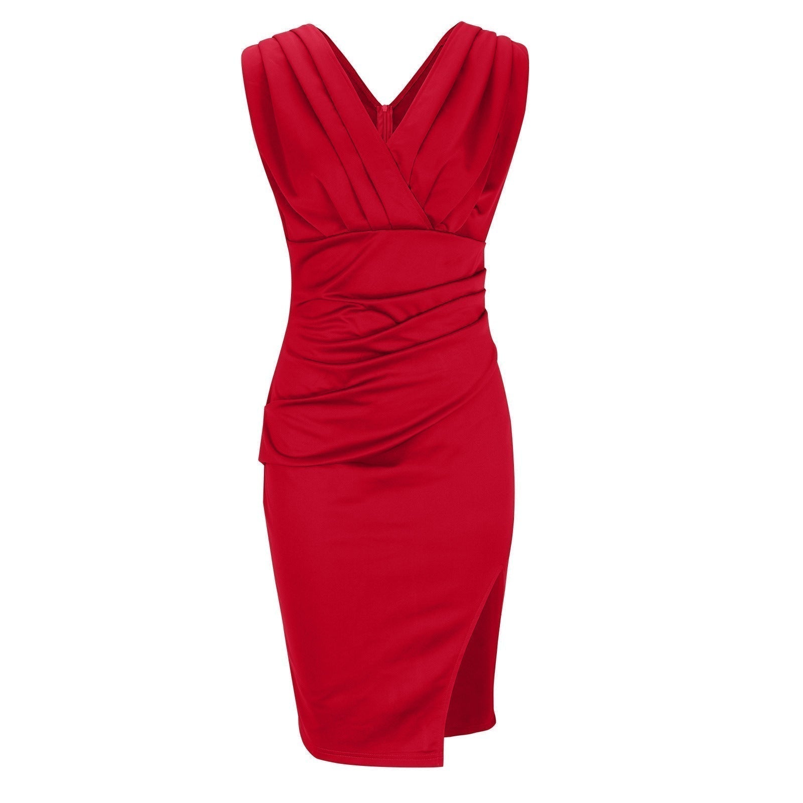ADRIENNE | Elegant Draped Dress with Sculpting Silhouette