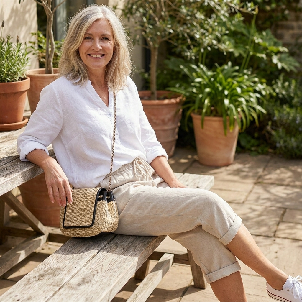 Laluna® | Cotton Linen Relaxed Shorts